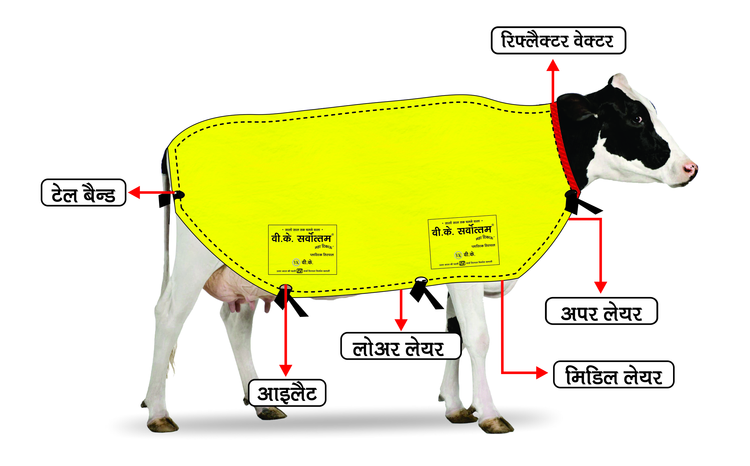 V.K. Sarvottam Cow Blanket